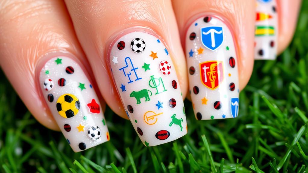 artistic nail decoration stickers