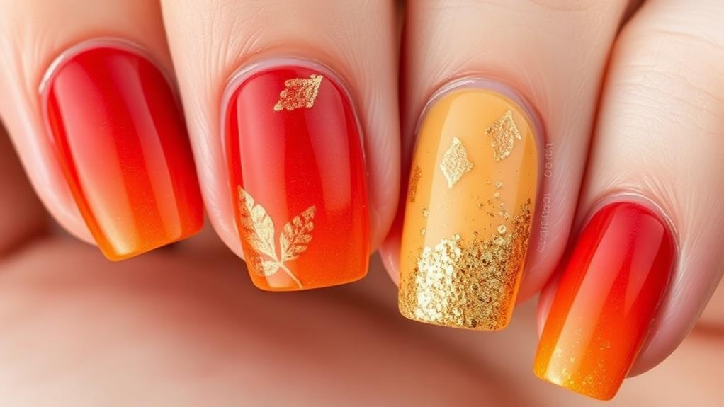 beautiful fall nail tutorial