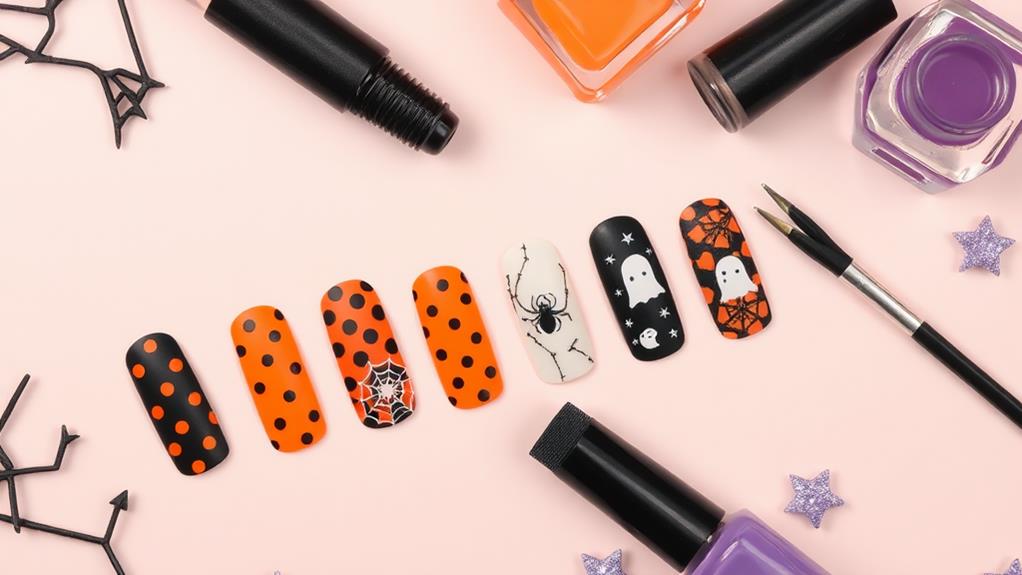 diy halloween nail designs