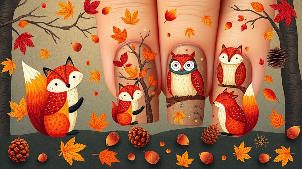 enchanting forest animal friends