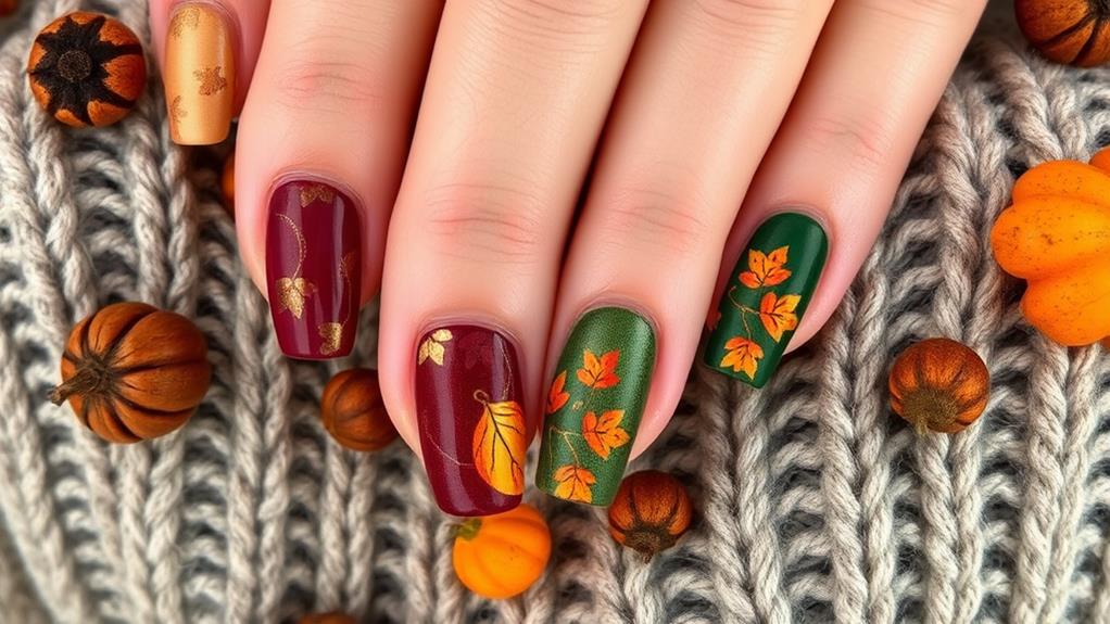 festive nail art designs