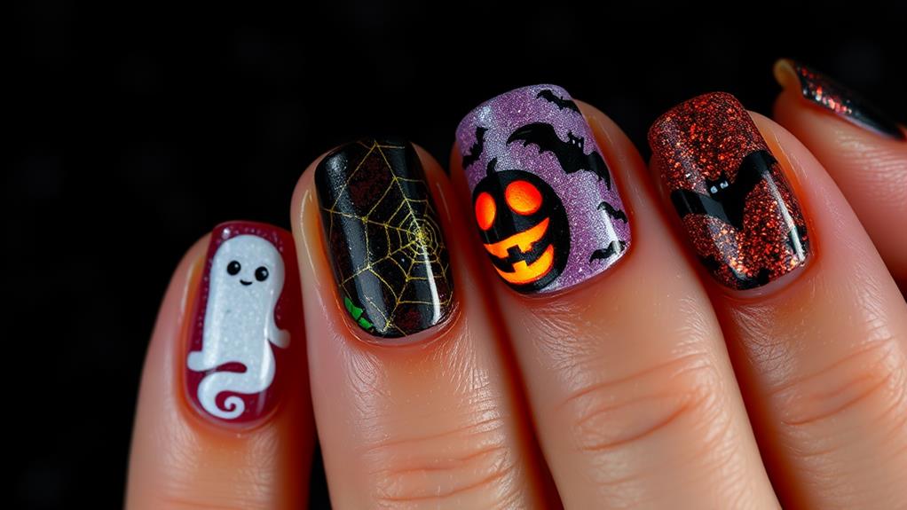 halloween nail design ideas