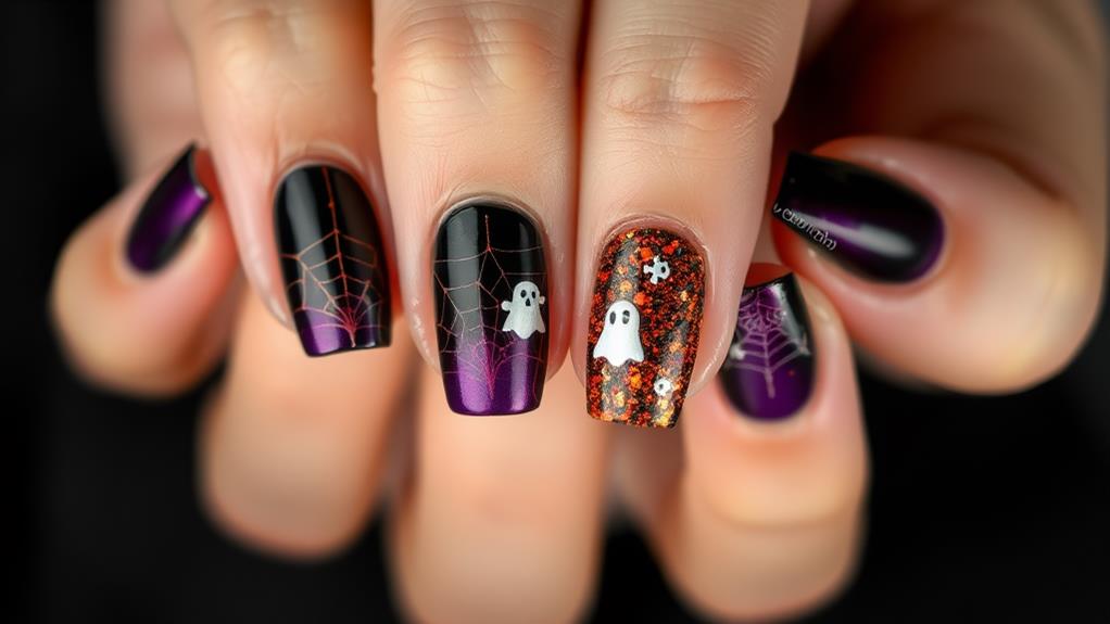 halloween nail design ideas