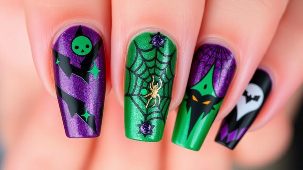 sinister nail art designs