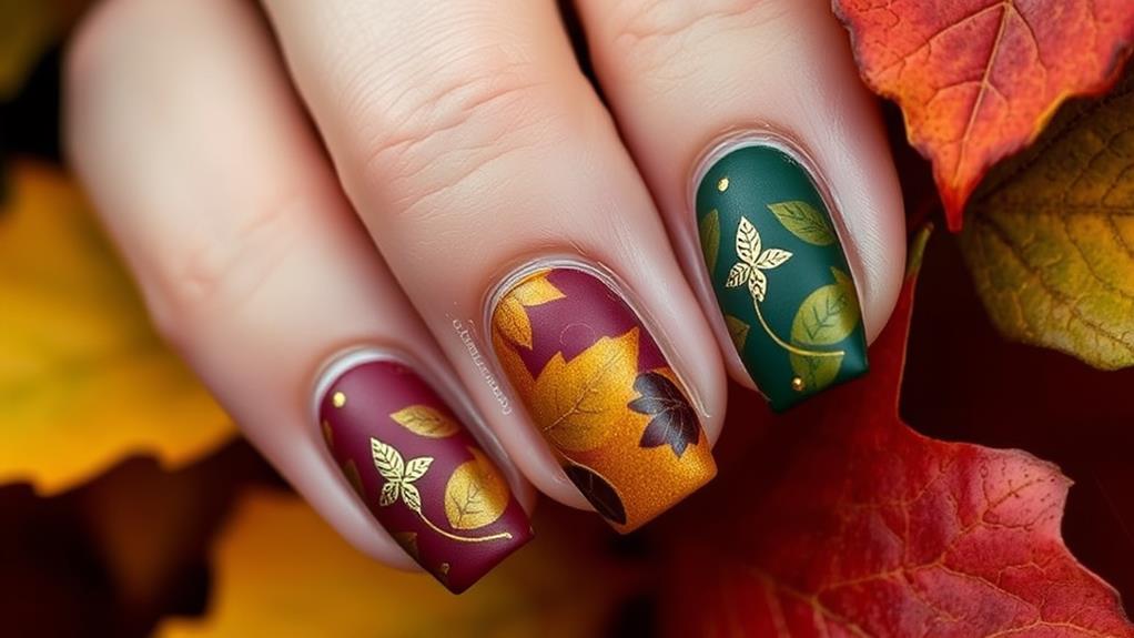 trendy fall nail designs