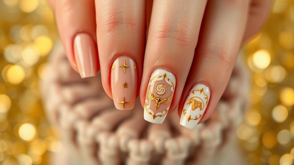 virgo birthday nail ideas