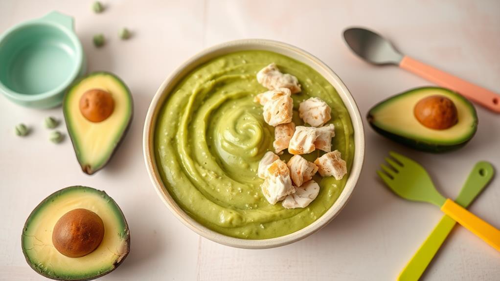 creamy chicken avocado blend