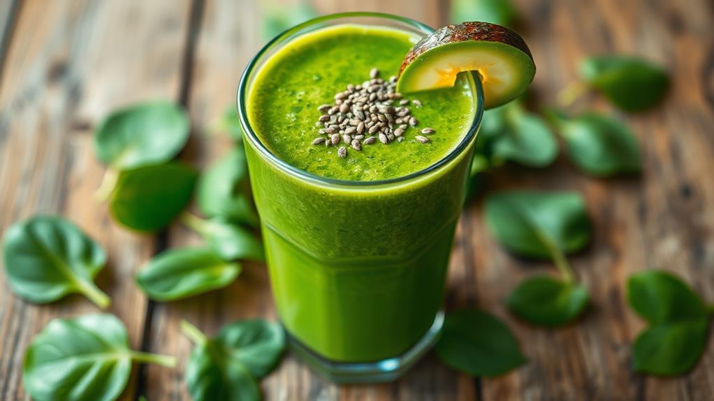 creamy green superfood blend