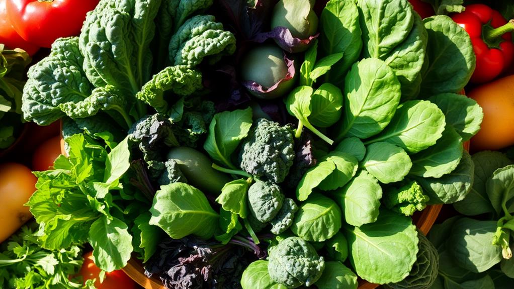 nutrient rich leafy vegetables